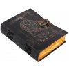 Leather Journals Kožený zápisník s reliéfem sovičky v lapači snů – Ochranou před špatnými sny