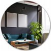 Okrúhle závesné zrkadlo na stenu Loft bez rámu, 40 cm