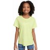 Dievčenské tričká Nike Girls Dri-FIT Short-Sleeve - Žltý (S)
