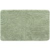 Aqualine Aqualine, RIST kúpeľňová predložka, 50x80cm, 100% polyester, protišmyk, zelená, NI8594