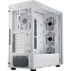 Cooler Master case MasterBox 600, bez zdroje, 3x 140mm ARGB Fan, 1x 120mm ARGB Fan, bílá