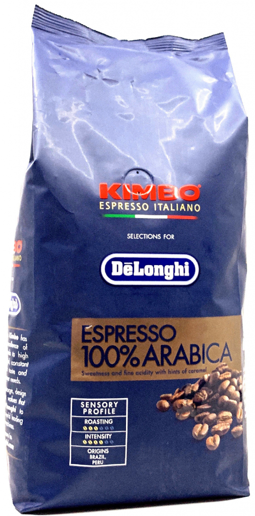 DeLonghi Kimbo Espresso 100% Arabica zrnková káva 1000 g od 16,14 € -  Heureka.sk