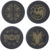 House of the Dragon – kovové podtácky 4 ks