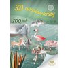 DECOLED Omaľovánka A4 3D puzzle ZOO set