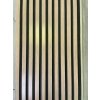 Akustický lamelový panel MDF so svetlým odtieňom a vertikálnym dreveným vzorom-8103-50x280 cm