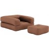 sofa CUBE (futónová pohovka) 90*190 cm clay brown 759