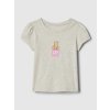 GAP Baby tričko Mix & Match s logom Sivá 4YRS Sivá Sivá
