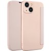 AppleKing peňaženkové puzdro zo silikónu a PU kože pre iPhone 15 Plus - ružové - možnosť vrátiť tovar ZADARMO do 30tich dní