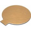 TUBA Obojstranné zlaté podložky na torty, priemer 10 cm (balenie 200 ks)