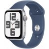 Apple Watch SE GPS 40mm Silver Aluminium Case | Denim Sport Band - S/M