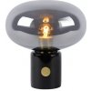 Lucide 03520/01/65 Stolná lampa CHARLIZE E27, 40W, IP20, dymová/čierna
