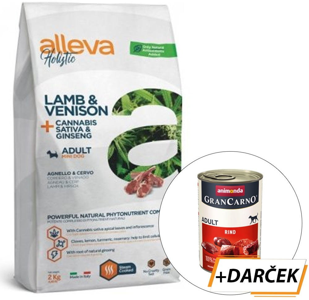 Alleva Holistic Adult Mini Lamb and Venison 12 kg