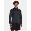 Pánske tričko UA Tech Vent 1/2 Zip Čierna LG