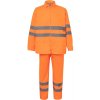 VL VENUS. Oblek do dažďa (130 g/m²), z polyesteru (100 %) s PU povrchovou úpravou - Fluorescenčná oranžová, 3XL