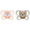 NUK Cumlík Perfect Match Air Fox/Bear 0-2 m 2 ks box