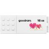 Flash disk GOODRAM UME3 16GB USB 3.2 Gen 1 White Valentine