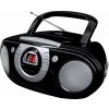 Soundmaster SCD5100SW/ CD přehrávač/ Přehrávač Kazet/ FM rádio/ Černý