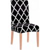 Návlek na stoličku univerzálny - čierny Marocká ďatelina