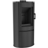 KRATKI Krbové kachle Koza AB S/DR BLACK, 8 kW, 150 Ø, čierne
