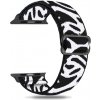 MojRemienok.sk Nastaviteľný nylónový elastický loop remienok pre Apple Watch 38 mm/40 mm/41 mm/42 mm Farba: zebra