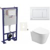Cenovo zvýhodnený závesný WC set SAT do ľahkých stien / predstenová montáž + WC SAT Infinitio SIKOSSIN20