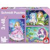 SCHMIDT Puzzle Princezná, víla a morská panna 3x48 dielikov