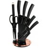 BERLINGERHAUS Sada nožů ve stojanu 8 ks Black Rose Collection BH-2421