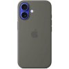 Apple iPhone 16 Silicone Case with MagSafe - Stone Gray MYY33ZM/A
