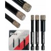 Yato YT-60409 3 diamantové vrtáky do gresu, HEX