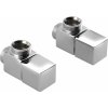 SAPHO - CUBE pripojovacia sada ventilov ručná rohová, chróm CP4010S