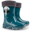Demar STORMER LUX 0403 C Detské zateplené gumáky zelené 32-33 0403C_32-33