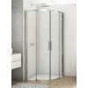 SANSWISS DIVERA D22SRB ATYP 90 - 120cm sprchový kút štvrťkruhový, rádius 55cm, profil chróm - 07 – sklo číre