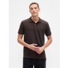 GAP Piqué Polo tričko hnedá M GAP 1200148279378