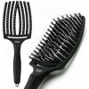 Olivia Garden Finger Brush kefa na vlasy masážna 8-radová stredná čierna