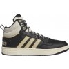 Pánske členkové tenisky adidas, HOOPS 3.0 MID WTR čierna,béžová, 44 2/3
