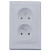 770290 Valena 2-zásuvka, 16A, hliník