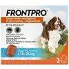 FRONTPRO 68 mg žuvacie tablety pre psy (10 - 25 kg) 1x3 ks