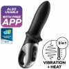 Satisfyer Hot Passion, smart análný vibrátor s vyhrievaním 18 x 3–3,4 cm