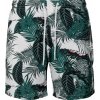 Urban Classics Krátke nohavice Pattern Swim Shorts palm leaves