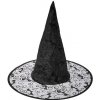 KLOBÚK ČARODEJNICE SIEŤOVANÝ VZOR NETOPIERE HALLOWEEN sviatok sv. Ondreja