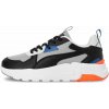 Detská obuv Puma, TRINITY LITE JR sivá,čierna,oranžová,modrá, 37.5 EU