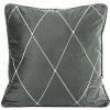 Obliečka na vankúš PIERRE CARDIN MARGO 45x45cm sivá/strieborná