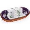 Banquet Misa v košíku Lavender 30,5cm 4 diely