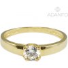 Adanito BRR1212G Zlatý prsteň so zirkónom