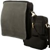 Impex Crossbody taška s chlopňou - plátno s kožou buffalo hunter - čierna/antracitová Veľkosť: UNI
