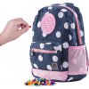 PIXIE CREW detský batoh MODRÝ S BIELYMI BODKAMI