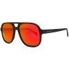 Horsefeathers Corp - Matt Black/Mirror Red/Polarized - men´s one size
