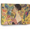 Sablio Obraz Dáma s vejárom - Gustav Klimt - 90x60 cm