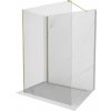 MEXEN/S - Kioto Sprchová zástena WALK-IN 110 x 95, transparent, zlatá 800-110-212-50-00-095