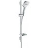 Sprchový set Hansgrohe Raindance Select E na stenu s mydlovničkou biela / chróm 26620400